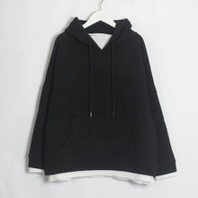 Charger l'image dans la galerie, Wixra Women Casual Sweatshirts Warm Velvet Long Sleeve Oversize Hoodies Tops 2019 Autumn Winter Pullover Tops