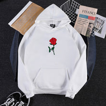 Charger l'image dans la galerie, Harajuku Autumn winter funny rose print hoodie men Hip Hop casual brief popular sweatshirts black clothes fashion man streetwear