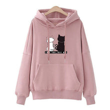 Charger l'image dans la galerie, Streetwear Hoodies Women Sweatshirt Autumn Long Sleeve Hoodies Harajuku Hoodie Cute Cat Print Sweatshirt Women Sudadera Mujer