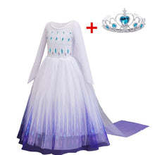 Charger l'image dans la galerie, Snow Girls Dress Princess Costume Halloween Carnival Children Dress up Kids Dresses for Girls Clothing Size 4-10 Years
