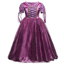 Charger l'image dans la galerie, Snow Girls Dress Princess Costume Halloween Carnival Children Dress up Kids Dresses for Girls Clothing Size 4-10 Years