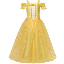 Charger l'image dans la galerie, Snow Girls Dress Princess Costume Halloween Carnival Children Dress up Kids Dresses for Girls Clothing Size 4-10 Years