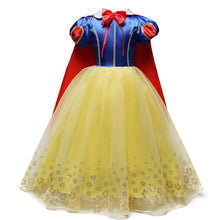 Charger l'image dans la galerie, Snow Girls Dress Princess Costume Halloween Carnival Children Dress up Kids Dresses for Girls Clothing Size 4-10 Years