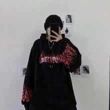 Charger l'image dans la galerie, print long sleeve Pullovers oversized harajuku hoodie plus size winter clothes sweatshirt women korean style streetwear tops