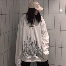 Charger l'image dans la galerie, print long sleeve Pullovers oversized harajuku hoodie plus size winter clothes sweatshirt women korean style streetwear tops
