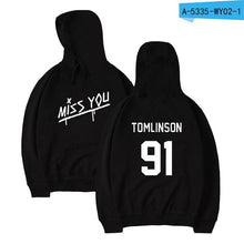Charger l'image dans la galerie, Sweatshirt Hip Hop Popular Idol autumn England Singer Louis Tomlinson 91 Print Hoodies Sweatshirts Women Fans XS-4XL Clothes
