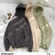 Charger l'image dans la galerie, Privathinker Woman's Solid 12 Colors Korean Hooded Sweatshirts Female 2020 Cotton Thicken Warm Hoodies Lady Autumn Fashion Tops
