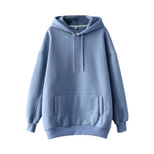 Charger l'image dans la galerie, Aachoae Casual Solid Hooded Hoodies Women Batwing Long Sleeve Plus Size Sweatshirts Autumn Pullover Pure Fashion Tops Sudaderas
