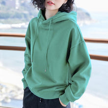 Charger l'image dans la galerie, 2020 New Plus velvet Basic Hoodies For Women Leisure Female winter Solid Colour Casual SweatshirtHip Pop Tops
