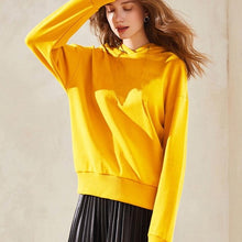 Charger l'image dans la galerie, 2020 New Plus velvet Basic Hoodies For Women Leisure Female winter Solid Colour Casual SweatshirtHip Pop Tops
