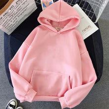 Charger l'image dans la galerie, oversized Sweatshirts Women Pink Women's Gown With A Hood Hoodies Ladies Long Sleeve Casual Hooded Pullover Clothes Sweatshirt
